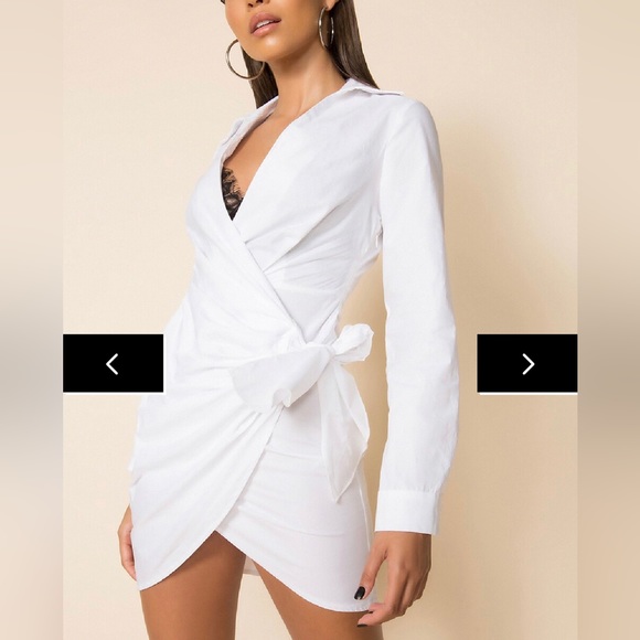 NWT Revolve superdown sophie draped mini dress - Picture 9 of 10